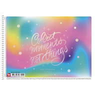 Альбом для рисования Collect moments not things PB-SC-030-565-3, 30 листов, 120г/м2