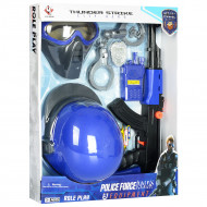 Дитячий ігровий набір поліцейського P017A з каскою