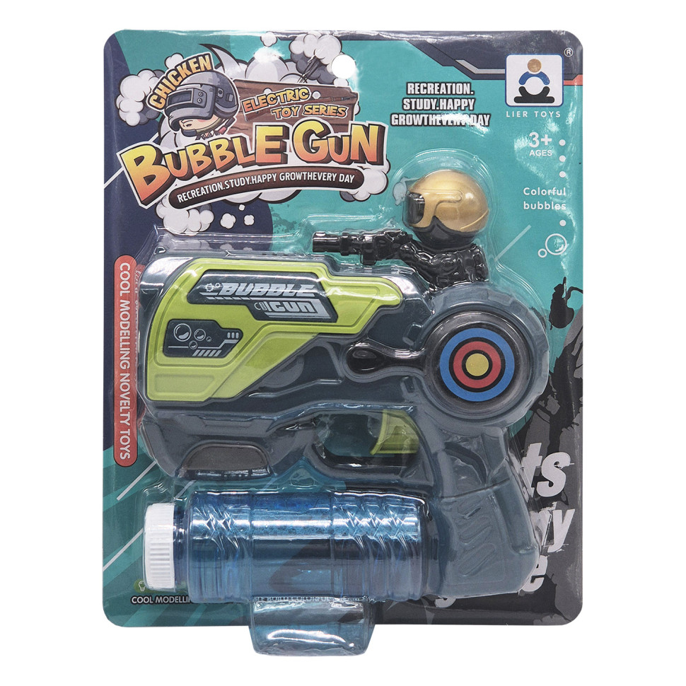 Пистолет с мыльными пузырями Bubble Gun 134-64A со светом и звуком опт, дропшиппинг