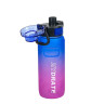 Бутылка для воды 2501-SP(Blue-Violet) с поильником и кнопкой, 800 мл опт, дропшиппинг