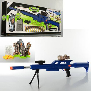 Детский автомат на водяных пулях и присосках D1-1 мишень в комплекте