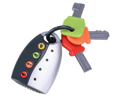 Детский музыкальный брелок-ключи 63536 со звуком и светом