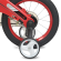 Велосипед дитячий LANQ WLN1239D-T-3 12 дюймів, червоний - гурт(опт), дропшиппінг 