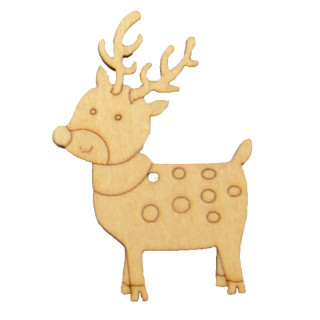 Набор для творчества новогодний Роспись акриловыми красками "Олень и пингвин" Умняшка НГ-002/2