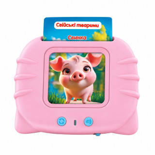 Интерактивный "Картридер Знаний" 84499(Pink) USB, 112 двусторонних карточек