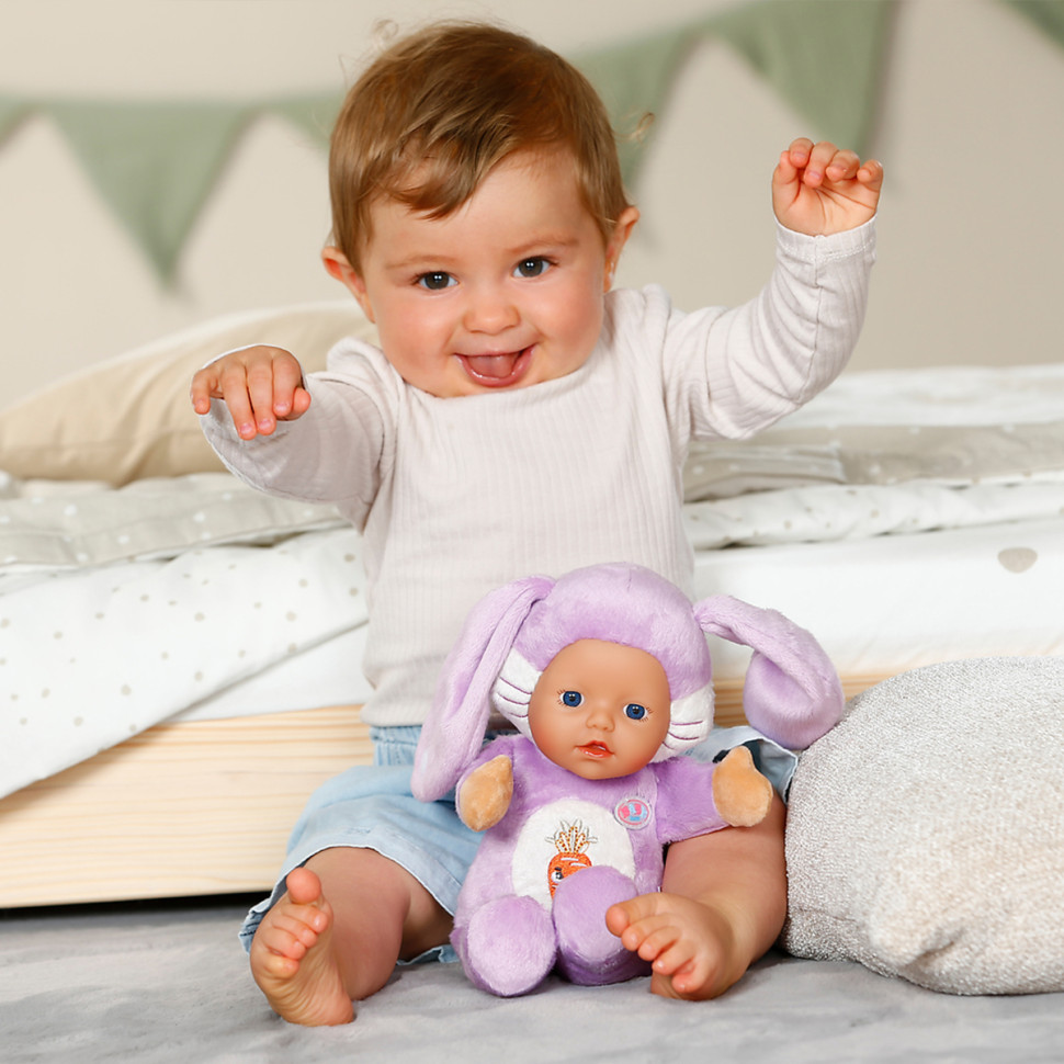 Мягконабивная кукла Зайчик BABY born 837443 серии