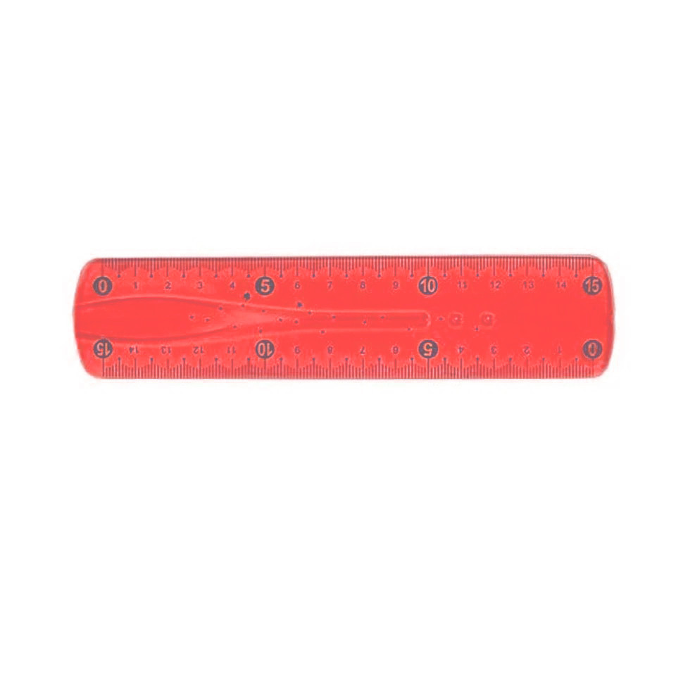 Лінійка неломайка 0015(Pink), 15 см - гурт(опт), дропшиппінг 