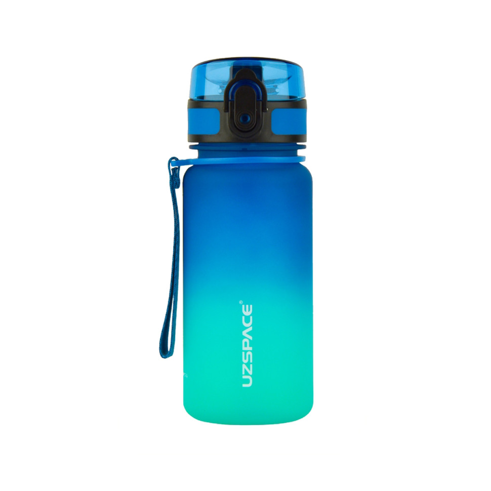 Бутылка для воды UZSPACE 3034(Blue-Green) 350 мл сине-зеленая опт, дропшиппинг