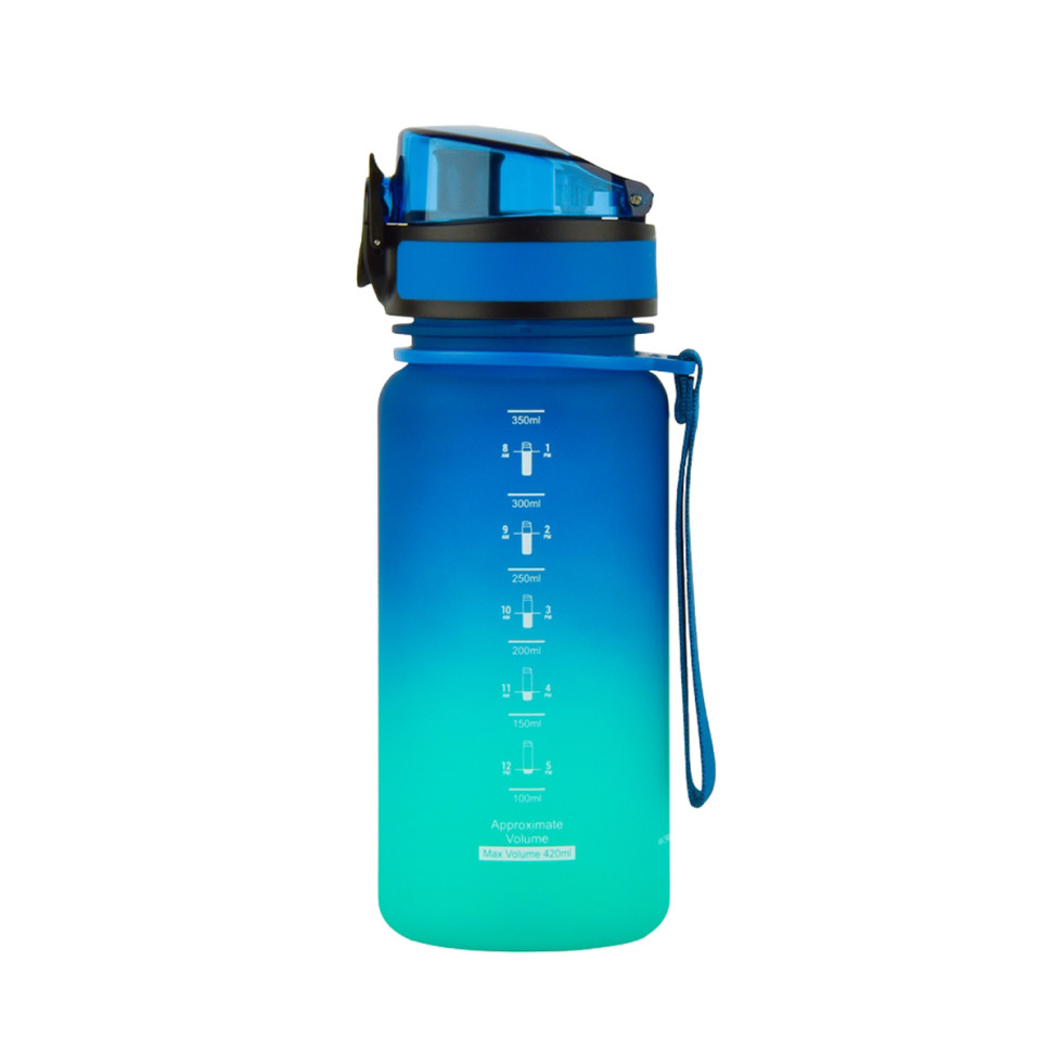 Бутылка для воды UZSPACE 3034(Blue-Green) 350 мл сине-зеленая опт, дропшиппинг