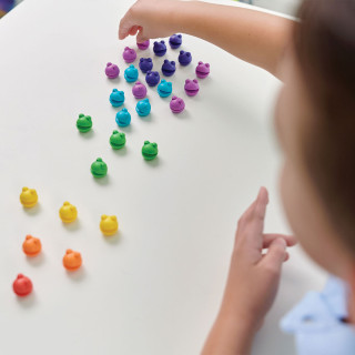 Игровой набор для обучения счету "Веселые жабки Numberblobs" Learning Resources HM94490-UK 120 жабок