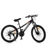 Велосипед MTB2401-3, 24 дюймів, алюмінієва рама 11 Shimano 21SP фуксія - гурт(опт), дропшиппінг 