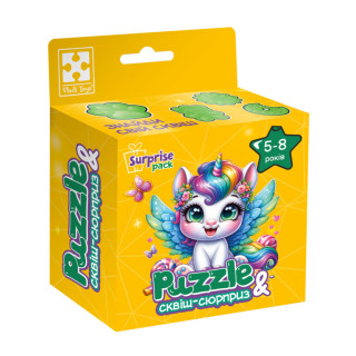 Детские пазлы с сюрпризом "Единорожка"1 VT8030-01, 180 деталей