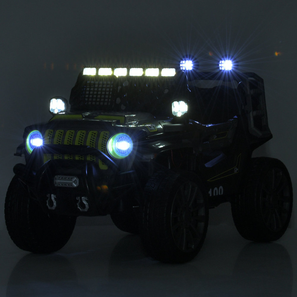 Дитячий електромобіль Джип M 6356EBLR-2-5 до 30 кг - гурт(опт), дропшиппінг