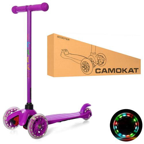 Дитячий самокат iTrike BB 3-013-5-V MINI колеса, що світяться - гурт(опт), дропшиппінг 
