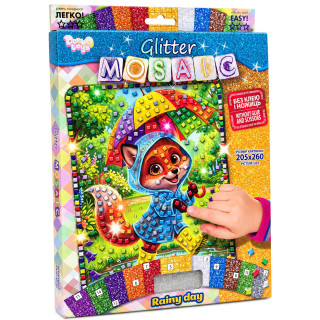 Креативное творчество "Блестящая мозаика Rainy day" БМ-04-03 серии "Glitter Mosaic"