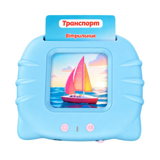 Интерактивный "Картридер Знаний" 84499(Blue) USB, 112 двусторонних карточек