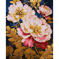 Картина по номерам "Розовая симфония с красками металлик extra" KHO3257 40х50 см