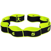 Эспандер лента EasyFit EF-1682-GN с петлями для тренировок, зеленый