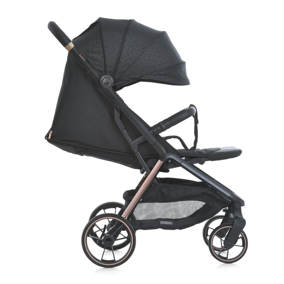 Дитяча прогулянкова коляска BEYA ME 1127-G Black Leo - гурт(опт), дропшиппінг 