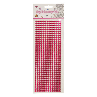 Наклейки декоративные XY-004(Ruby) на планшетке 504 шт