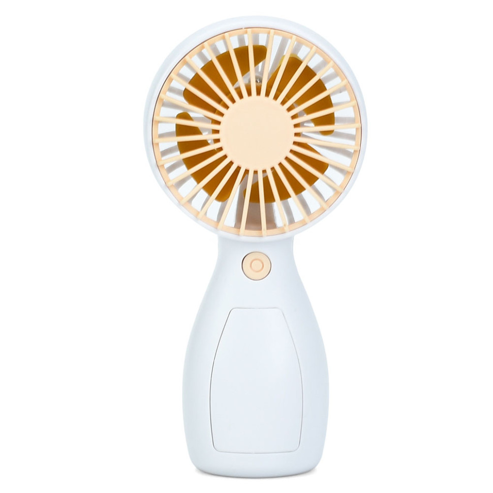 Портативний ручний вентилятор MK 5663-1(Yellow) 13 см, акумулятор, USB зарядне - гурт(опт), дропшиппінг 