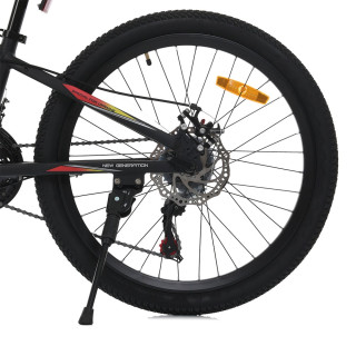 Велосипед MTB2601-2, 26 дюймов, алюминиевая рама 13 Shimano 21SP черный