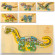 Дитячі розвиваючі пазли з цифрами. Динозаври MD 2507 дерев'яні  - гурт(опт), дропшиппінг 