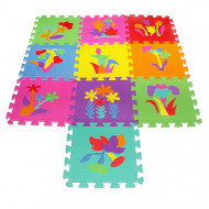 Дитячий ігровий килимок мозаїка Рослини M 0386 матеріал EVA