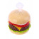 Детская игрушка "Гамбургер-пирамидка" ТехноК 8690TXK, 7 деталей опт, дропшиппинг