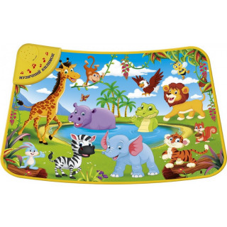 Развивающий коврик "Поющий двор" Дикие животные 782-U на батарейках