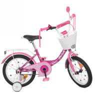 Велосипед дитячий PROF1 Y1616-1 16 дюймів, рожевий