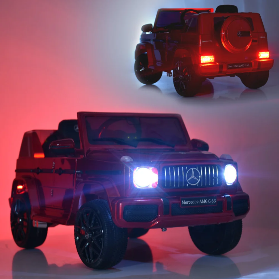 Дитячий електромобіль Джип Bambi M 4280EBLRS-3 Mercedes-Benz до 30 кг - гурт(опт), дропшиппінг 