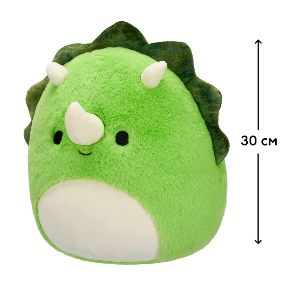 Мягкая игрушка Трицератопс Тристан Squishmallows SQCR06764, 30 см опт, дропшиппинг