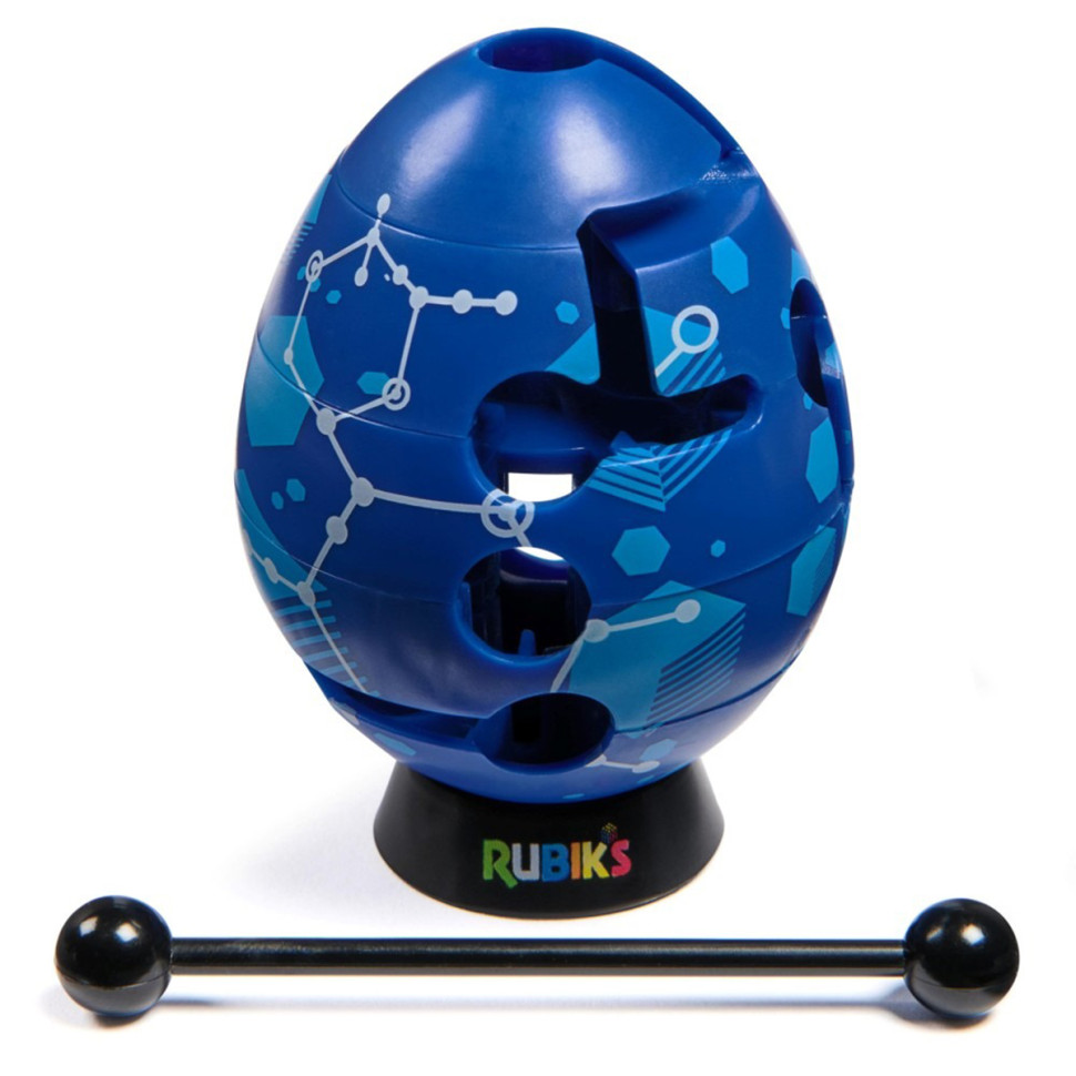 Развивающая Головоломка Смарт-яйцо Rubik's 6071681(Blue) палочка, подставка опт, дропшиппинг