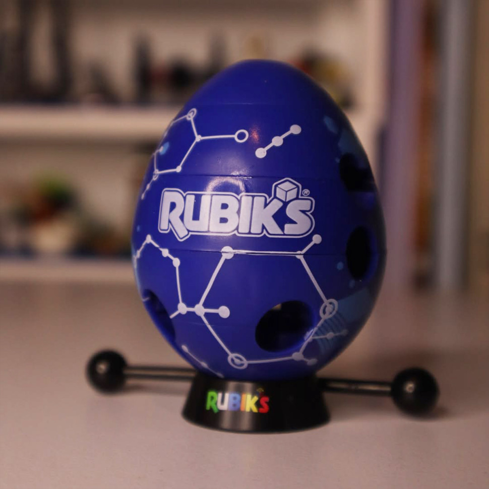 Развивающая Головоломка Смарт-яйцо Rubik's 6071681(Blue) палочка, подставка опт, дропшиппинг