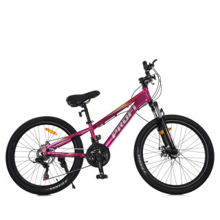 Велосипед MTB2601-3, 26 дюймов, алюминиевая рама 13 Shimano 21SP фуксия