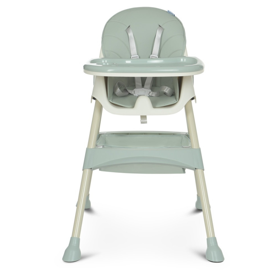 Стульчик для кормления M 4136-2 Olive, cкладной, 5-ти точечный,  экокожа опт, дропшиппинг