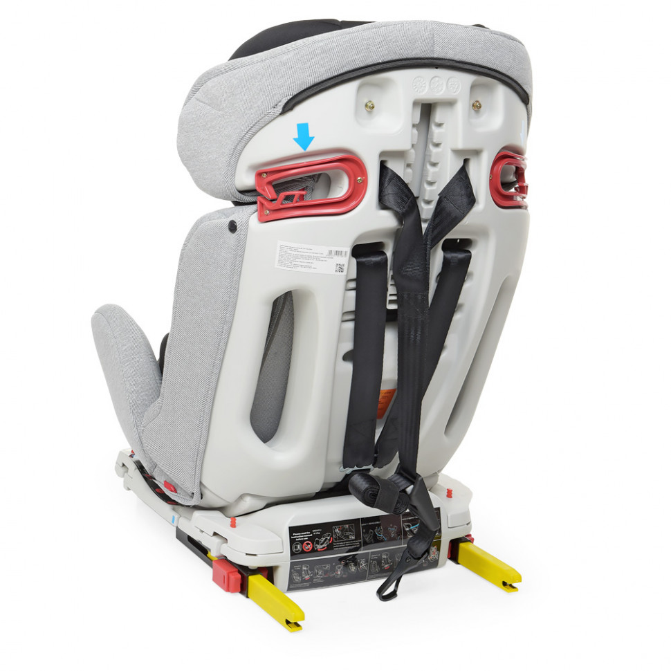 Дитяче автокрісло ME 1041 (Gray Black) BRAVO ISOFIX, сіро-чорний - гурт(опт), дропшиппінг 