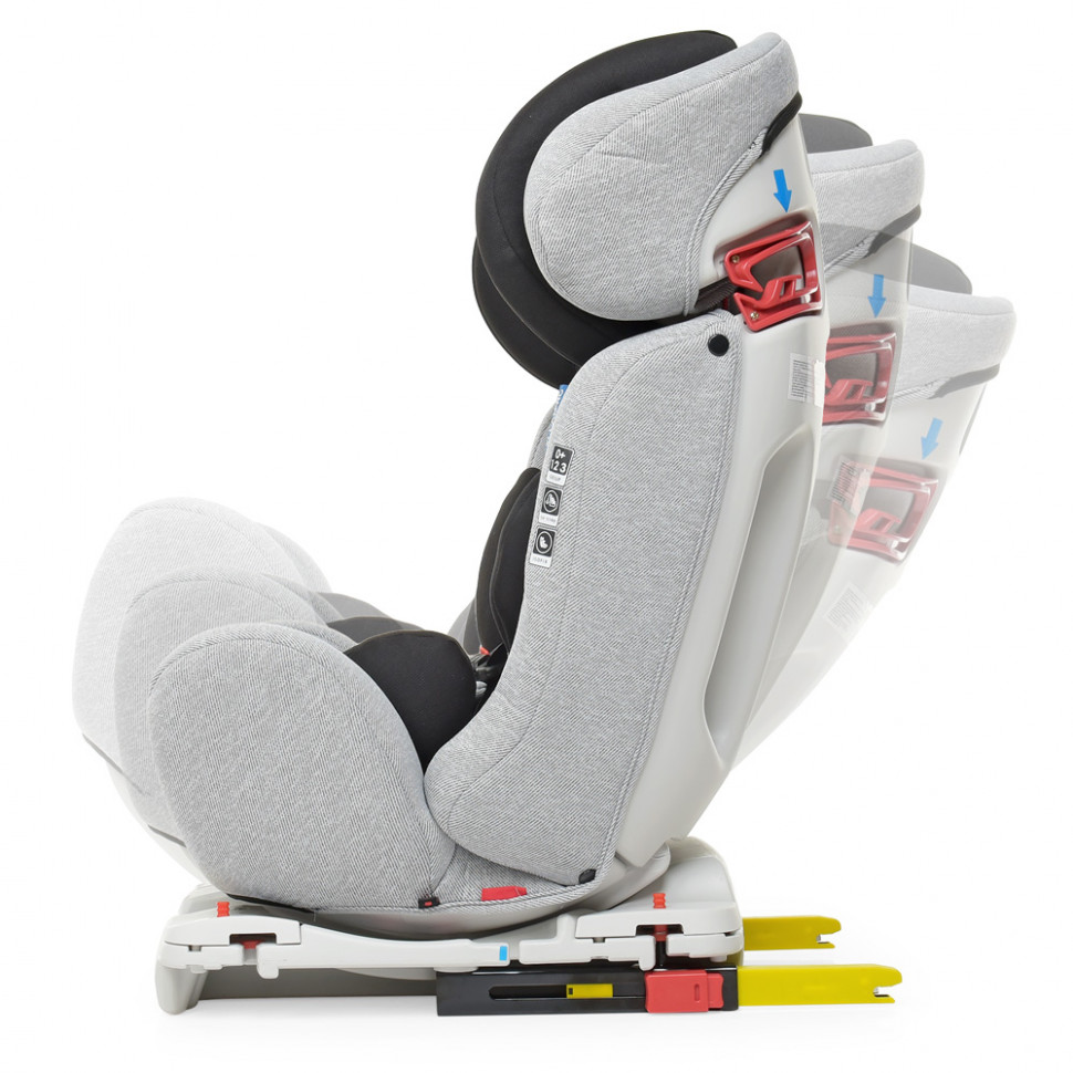 Дитяче автокрісло ME 1041 (Gray Black) BRAVO ISOFIX, сіро-чорний - гурт(опт), дропшиппінг 