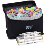 Набір скетч-маркерів BV820-80, 80 кольорів у сумці 
