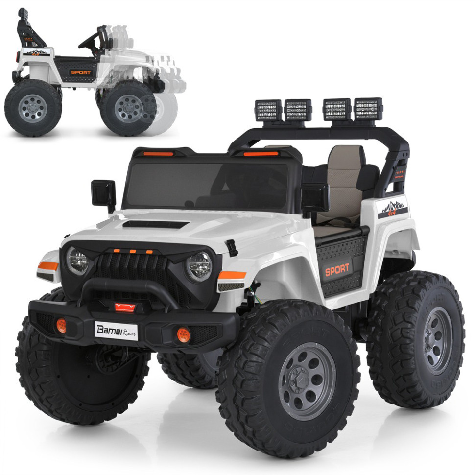Детский электромобиль Джип M 6204EBLR-1(24V) до 60 кг опт, дропшиппинг