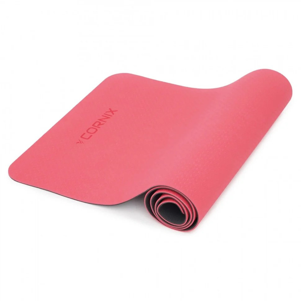 Коврик спортивный Cornix XR-0006, 183 x 61 x 0.6 cм, Red/Black опт, дропшиппинг