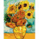 Набір картин за номерами 2 в 1 "Соняшники. Ван Гог" 40х50 KHO098 та "Вишиваючи оберіг" 40х40 KHO2538 - гурт(опт), дропшиппінг 