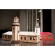 Конструктор дерев'яний 3D маяк з острова Зміїний з прибудовою (Україна) TMP-003, 146 деталей - гурт(опт), дропшиппінг 
