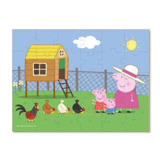 Детский пазл "Peppa Pig: Курятник" 200301, 30 элементов