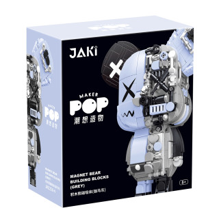 Детский конструктор "Магнитный Вайб" JAKI JK6250-4 серии "Киберпанк-медвежата" 546 деталей