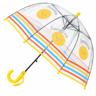 Детский зонт MK 5270(Yellow), длина 65 см, трость 62,5 см, диаметр 72 см