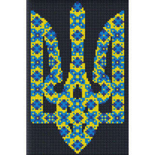 Алмазная мозаика "Символ Украины" ©Mariia Davydova Идейка AMC7689 без подрамника 20х30 см