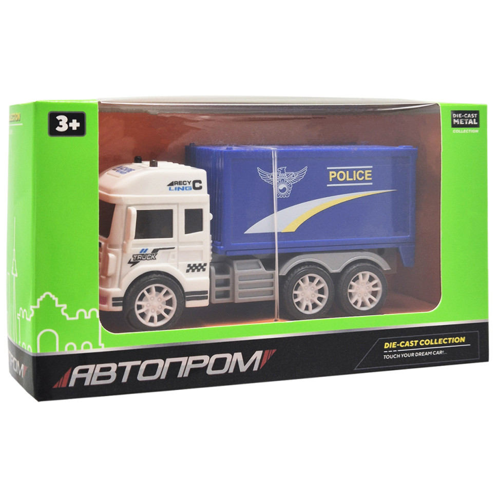 Детская игровая машинка Полиция АВТОПРОМ AP7473(Blue3) пластик опт, дропшиппинг