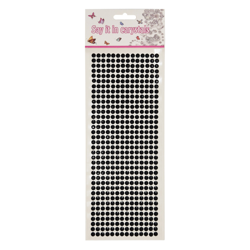 Наклейки декоративные XY-004(Black) на планшетке 504 шт опт, дропшиппинг